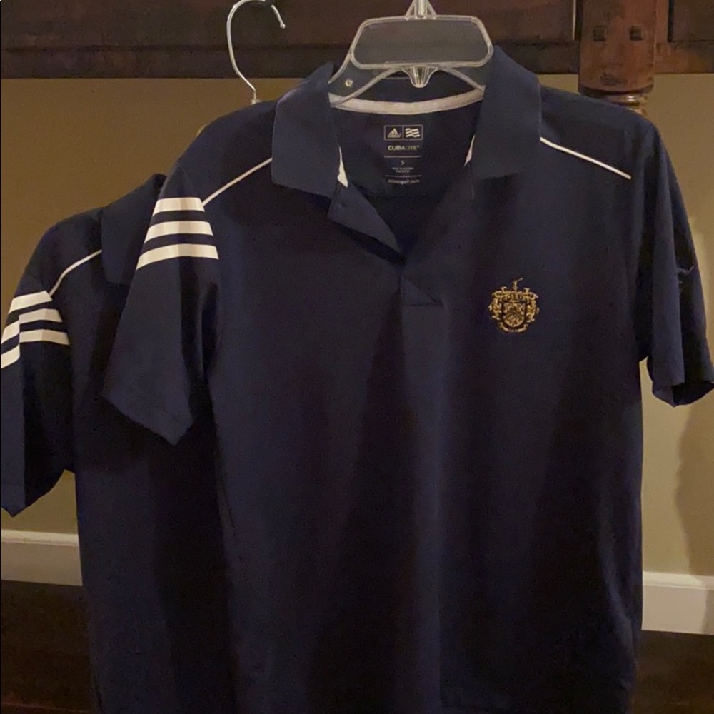 Boys Trump Logo Adidas golf Shirt